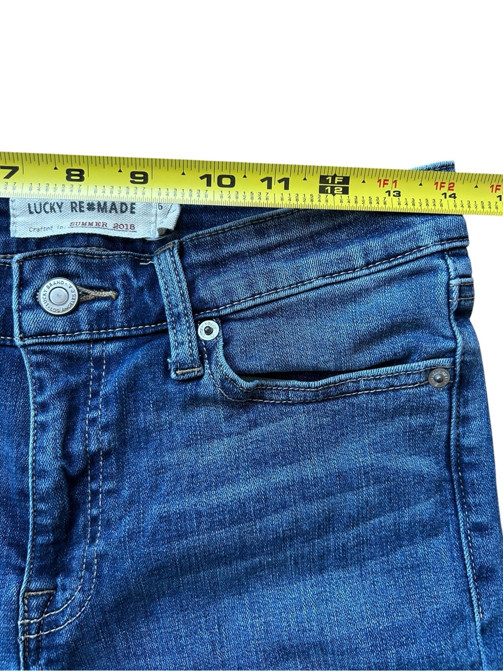 Lucky Brand Jeans Remade Ava Skinny 6/28 Raw Hem - Picture 9 of 10